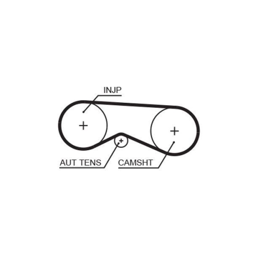 GATES Zahnriemensatz PowerGrip™ K025557XS