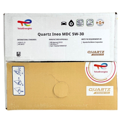 Motor&ouml;l Motoren&ouml;l Total Quartz Ineo MDC 5W-30 20 Liter BAG-IN Box 227018