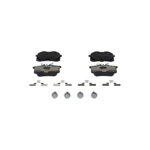 BOSCH Bremsenset Satz hinten Bremsscheiben + Bremsbel&auml;ge f&uuml;r Audi Seat Skoda VW