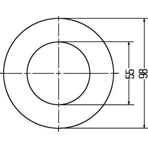 HELLA Heckleuchte 2SB 008 405-151