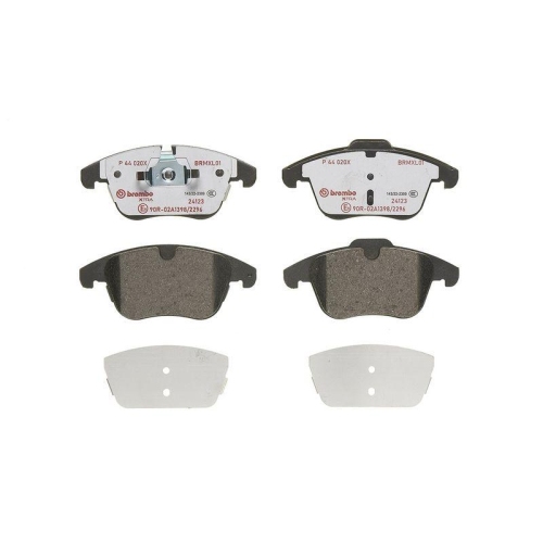 BREMBO Bremsbelagsatz, Scheibenbremse XTRA LINE P 44 020X