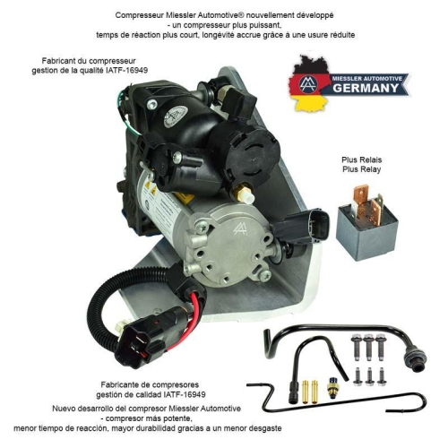 Kompressor Luftfederung 2462-01-8650 Miessler Automotive