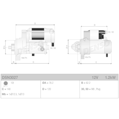 DENSO Starter DSN3027