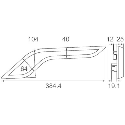 HELLA Heckleuchte SHAPELINE STYLE 2SB 013 399-031