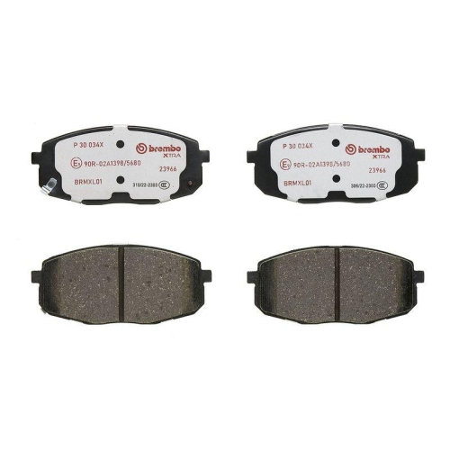 BREMBO Bremsbelagsatz, Scheibenbremse XTRA LINE P 30 034X