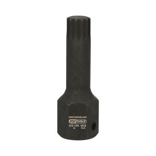 1/2 Zoll DUODRIVE Spezial-Kraft-Bit-Stecknuss XZN, M16,78mm lang KS TOOLS