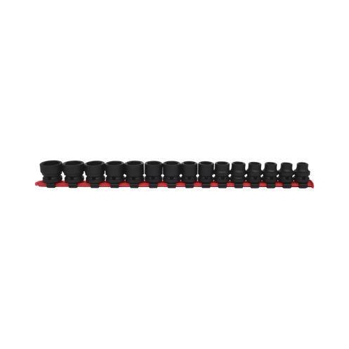 1/2 Zoll Sechskant-Kraft-Stecknuss-Satz, extra kurz, 15-tlg KS TOOLS 515.0055