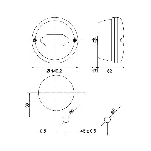 HELLA Heckleuchte 2SD 013 155-001