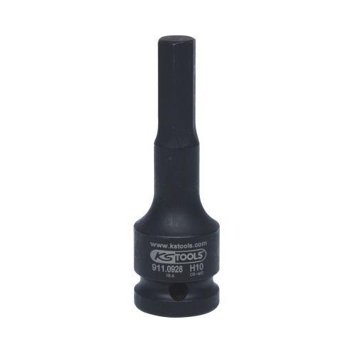1/2 Zoll Kraft-Bit-Stecknuss Innensechskant, 10mm KS TOOLS 911.0928