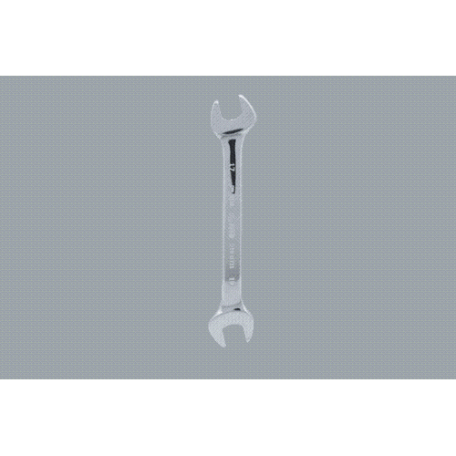 CHROMEplus Doppel-Maulschl&uuml;ssel, 17x19mm auf H&auml;nger KS TOOLS 518.0711-E