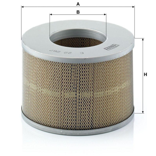 MANN-FILTER Luftfilter C 22 267