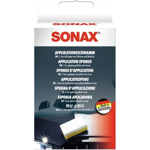 SONAX ApplikationsSchwamm Schwamm zum polieren und wachsen 04173000