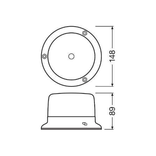 ams-OSRAM Rundumkennleuchte LIGHTsignal BEACON LIGHT RBL102