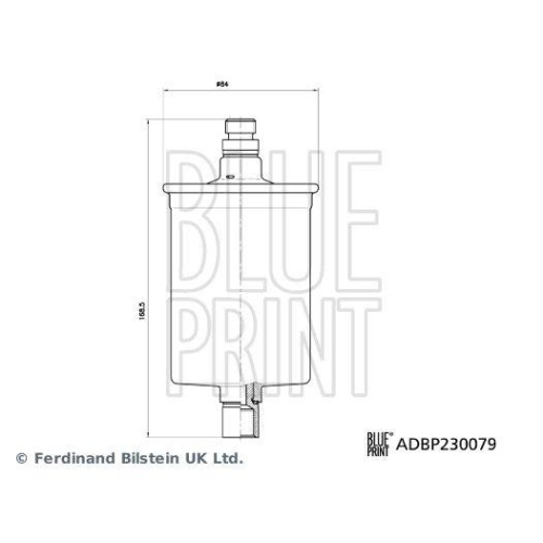 BLUE PRINT Kraftstofffilter ADBP230079