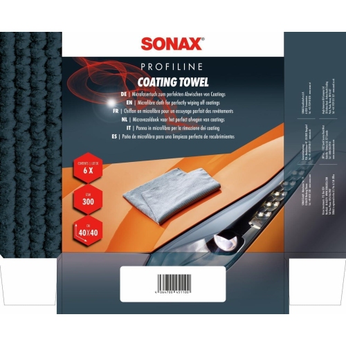 SONAX MICROFASERTUCH 6X21X25 CM 04511000