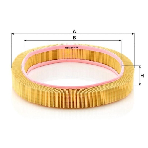 MANN-FILTER Luftfilter C 42 098