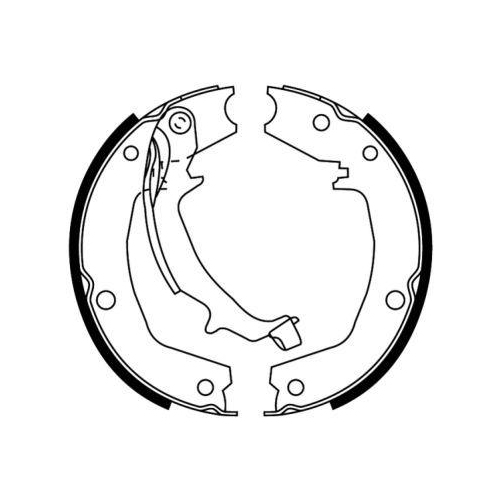 ABE Bremsbackensatz, Feststellbremse C00528ABE