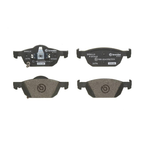 BREMBO Bremsbelagsatz, Scheibenbremse XTRA LINE P 28 044X
