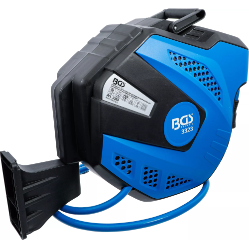 BGS Druckluftschlauch mit automatischer Aufrollefunktion 12m + 2m Anschluss 3323