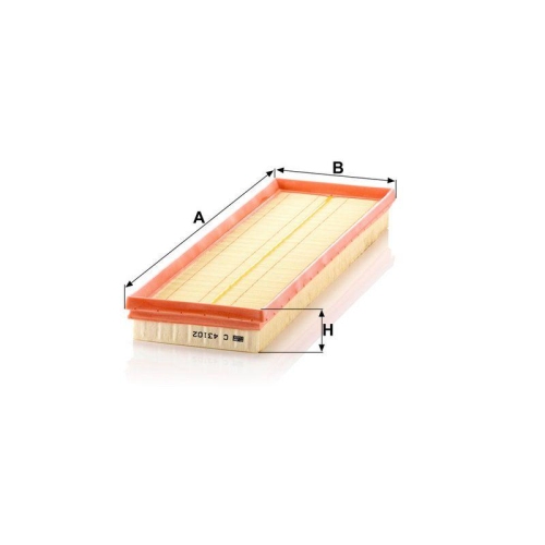MANN-FILTER Luftfilter C 43 102