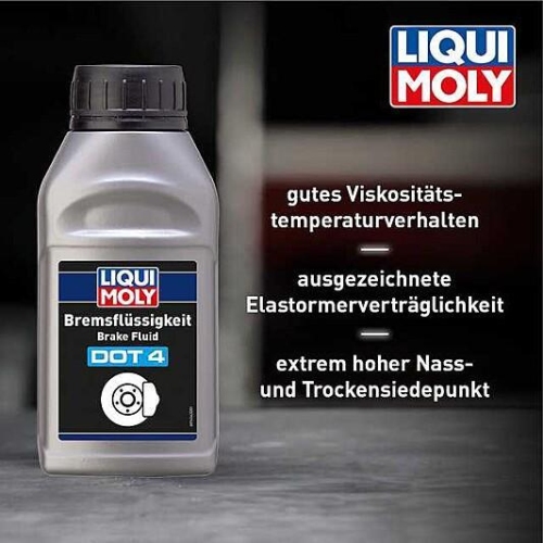 Bremsflüssigkeit LIQUI MOLY 21156 DOT 4 synthetisch Scheiben Trommel 500ml