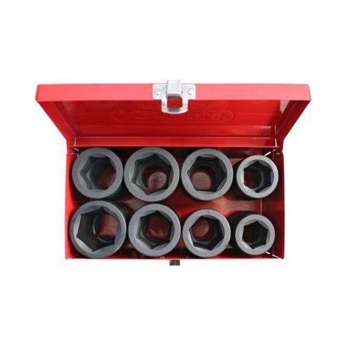 1 Zoll Sechskant-Kraft-Stecknuss-Satz, lang, 8-tlg KS TOOLS 515.0308