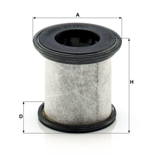 MANN-FILTER Filter, Kurbelgeh&auml;useentl&uuml;ftung LC 7001