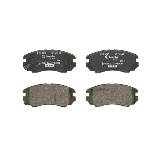 BREMBO Bremsbelagsatz, Scheibenbremse XTRA LINE P 30 018X