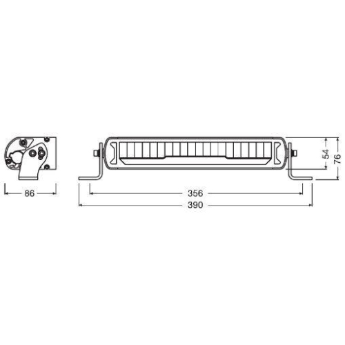 ams-OSRAM Fernscheinwerfer LEDriving&reg; LIGHTBAR MX250-CB