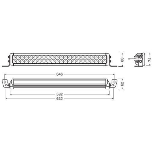 ams-OSRAM Fernscheinwerfer LEDriving&reg; LIGHTBAR VX500-CB