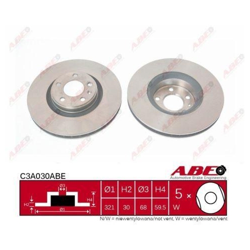 ABE Bremsscheibe C3A030ABE