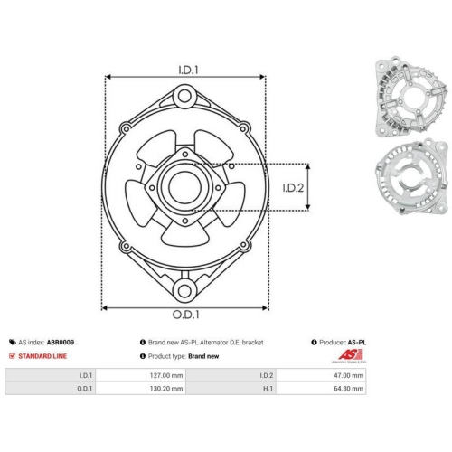 AS-PL Schutzkappe, Generator AS ABR0009