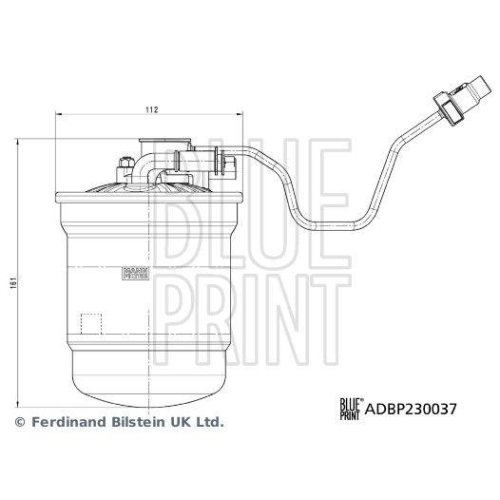 BLUE PRINT Kraftstofffilter ADBP230037
