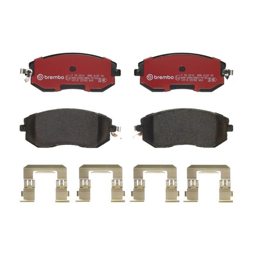 BREMBO Bremsbelagsatz, Scheibenbremse XTRA LINE P 78 021X