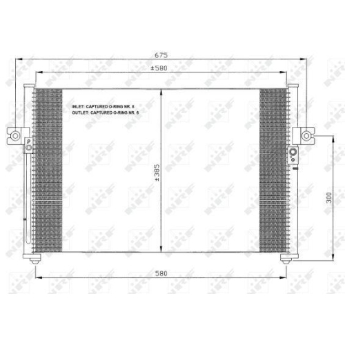 NRF Kondensator, Klimaanlage EASY FIT 35389