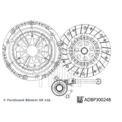 BLUE PRINT Kupplungssatz ADBP300248
