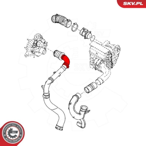 ESEN SKV Ladeluftschlauch 43SKV281