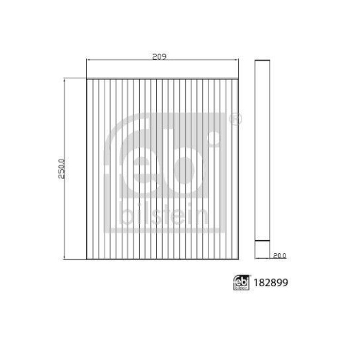 FEBI BILSTEIN Filter, Innenraumluft 182899
