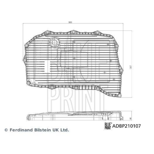 BLUE PRINT Hydraulikfilter, Automatikgetriebe Blue Print Solution ADBP210107