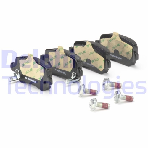 DELPHI Bremsbelagsatz, Scheibenbremse LP1717