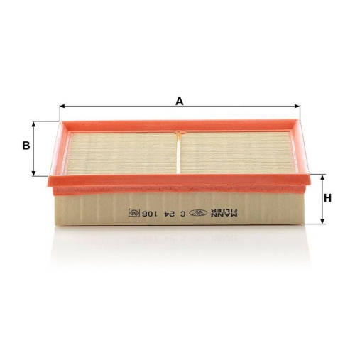 MANN-FILTER Luftfilter C 24 106