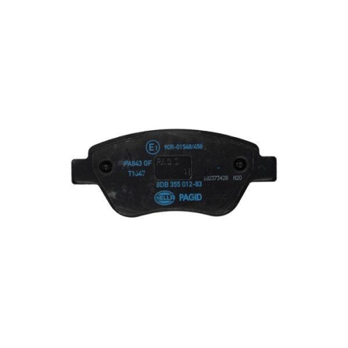 HELLA Bremsbelagsatz, Scheibenbremse 8DB 355 012-831