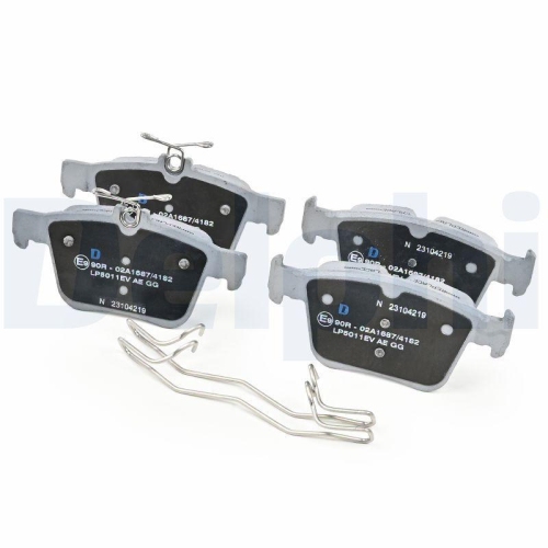DELPHI Bremsbelagsatz, Scheibenbremse LP5011EV