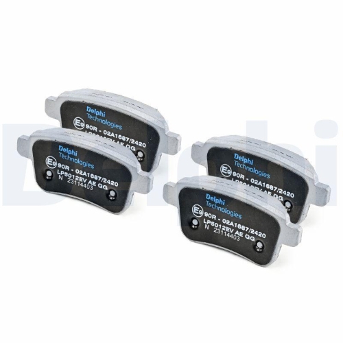 DELPHI Bremsbelagsatz, Scheibenbremse LP5012EV