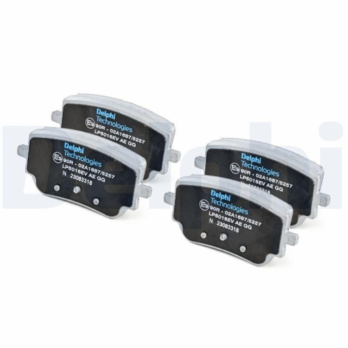DELPHI Bremsbelagsatz, Scheibenbremse LP5016EV