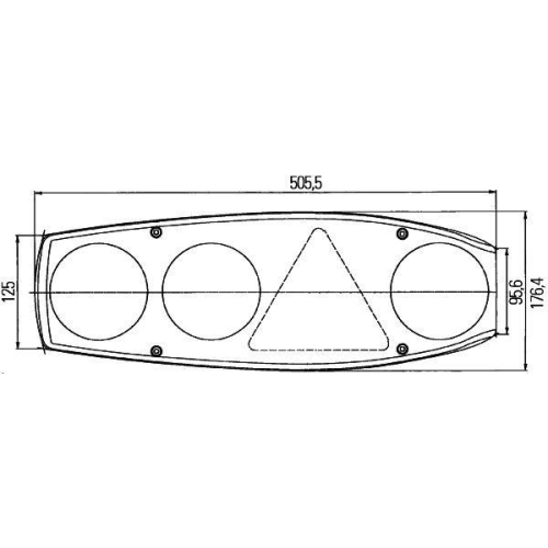 HELLA Heckleuchte 2VA 341 419-021