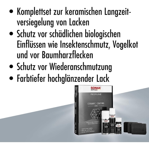 SONAX PROFILINE CeramicCoating CC Evo, Langzeitversiegelung von Lacken 02379410
