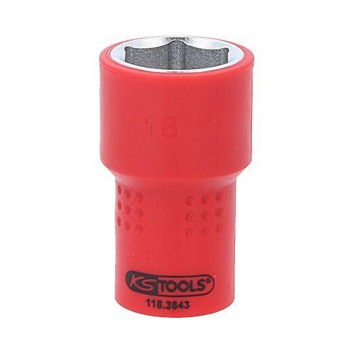 3/8 Zoll Isolierte Stecknuss, 18mm KS TOOLS 118.3843