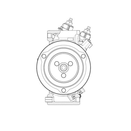 MAHLE Kompressor, Klimaanlage BEHR *** PREMIUM LINE *** ACP 654 000P