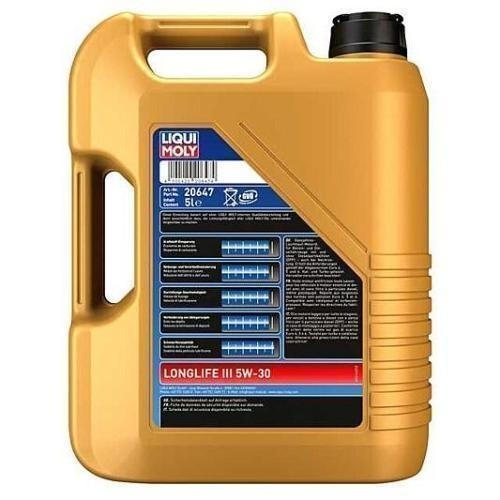 Liqui Moly Longlife III Motoröl Motorenöl 5W-30 8-Liter - 20646X3+20647
